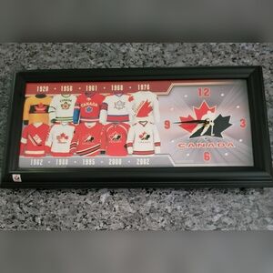 Canada Hockey Jersey Wall Clock